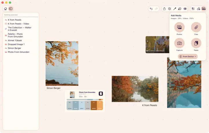 ArtDeck board using the built-in Default theme in its light appearance